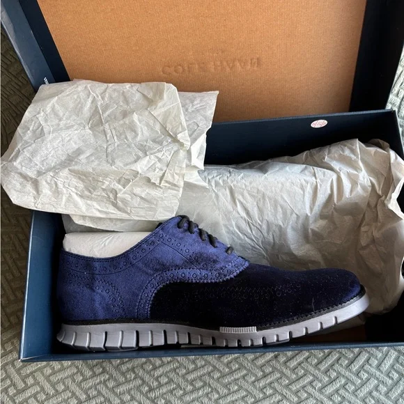 Cole Haan ZerøGrand Wingtip Oxford Men’s 11 – Peacoat Blue – New w/ Box Amazon.com | Cole Haan Men main image 4